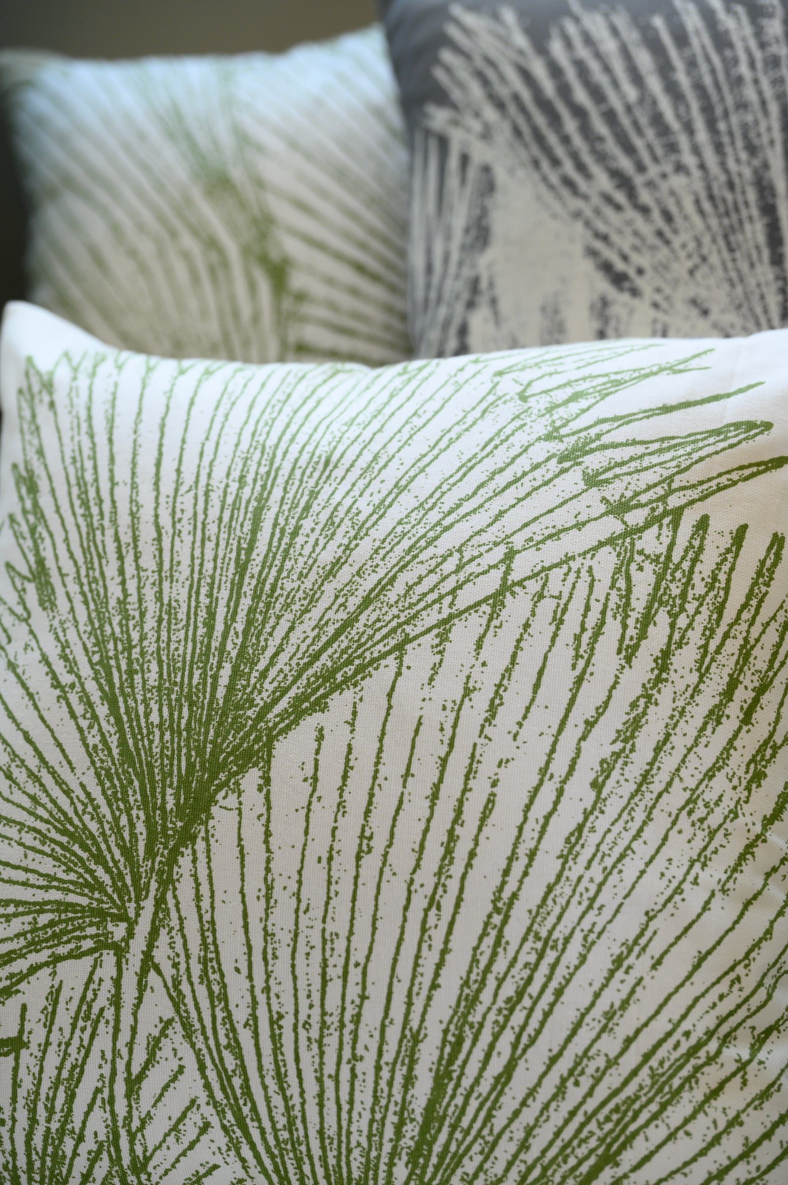 Fan Palm Print | Cushion Cover