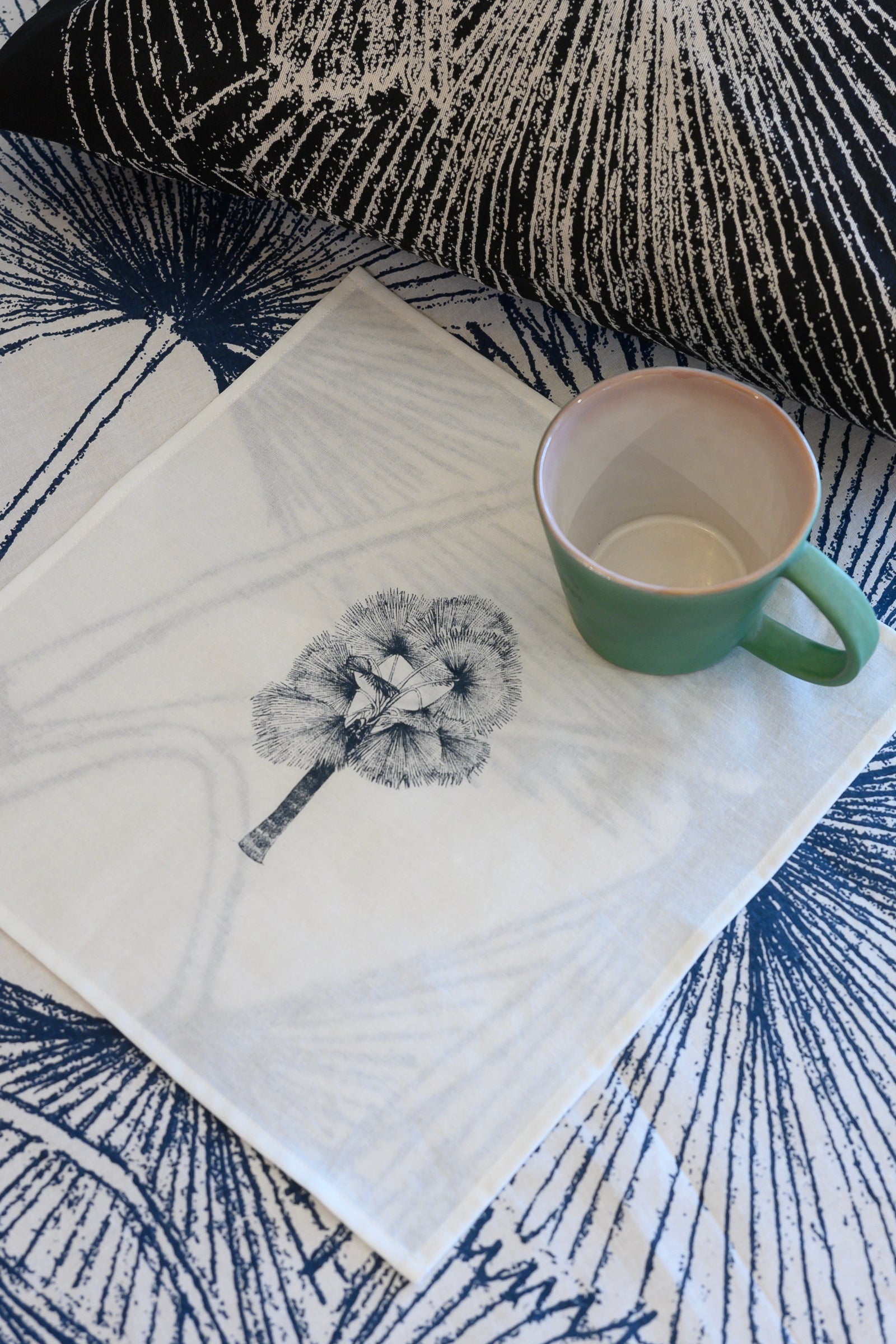 Fan Palm Print | Table Napkins (Set of 6)